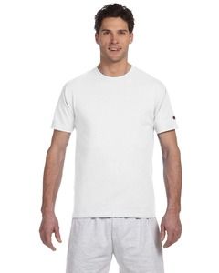 Champion T525C - Adult 6 oz. Short-Sleeve T-Shirt Blanc