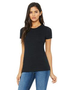 Bella B6004 - T-shirt Filé à l'anneau pour Femme Solid Black Blend